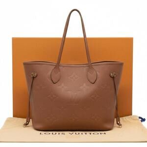 Louis Vuitton Empreinte Monogram Giant Neverfull MM Cognac